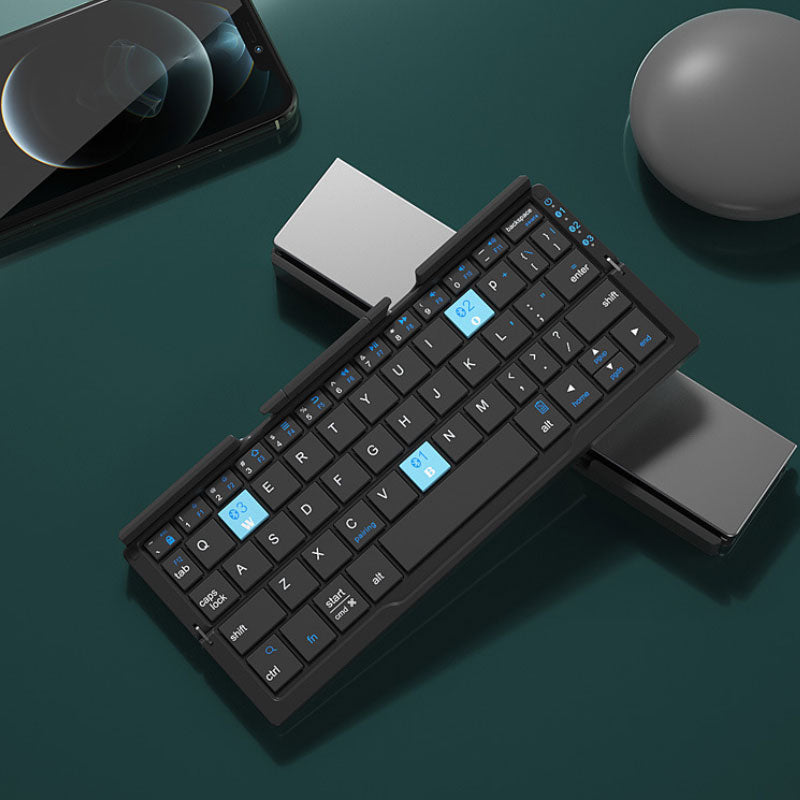 mini folding bluetooths wireless bow mobile teclado inalambrico keyboard