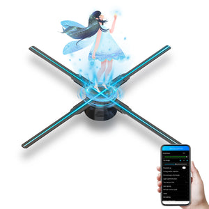 3D Hologram Fan,22-Inch 3D Holographic Projector Advertising